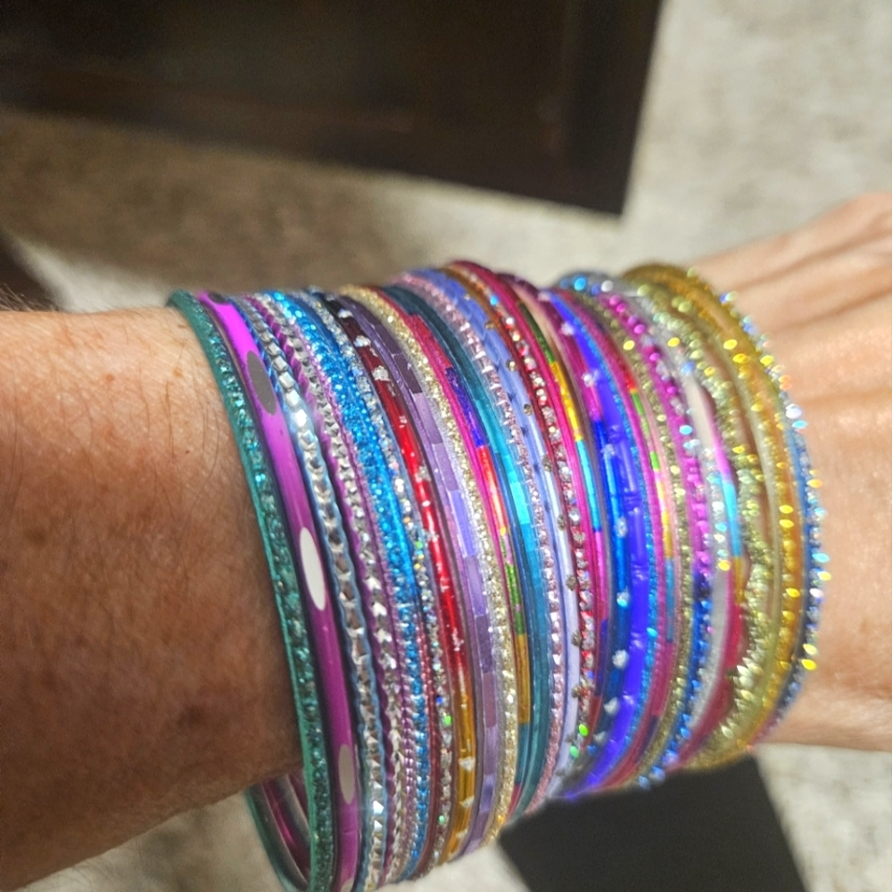 Colorful Multi-Bangle Set